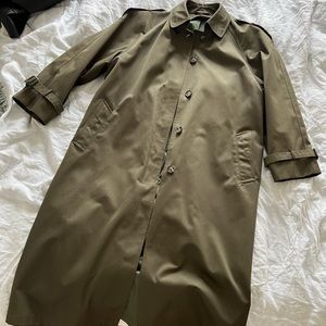 Vintage khaki trench coat